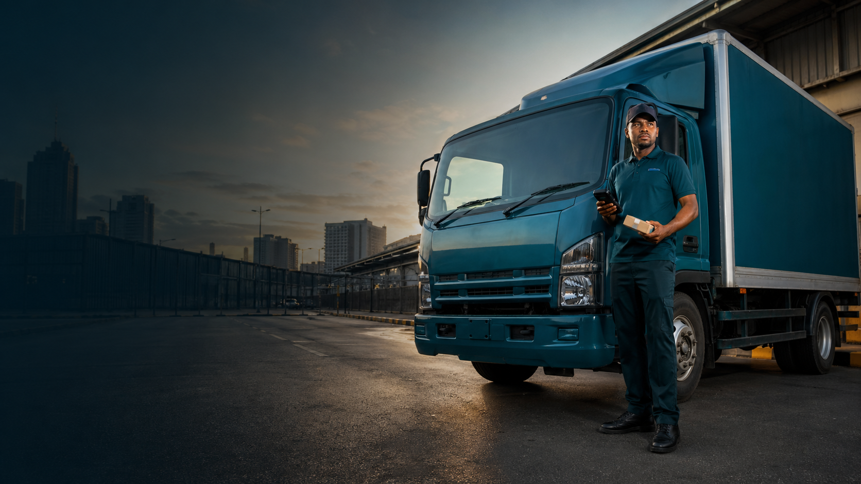 Shipping truck and logistics operations